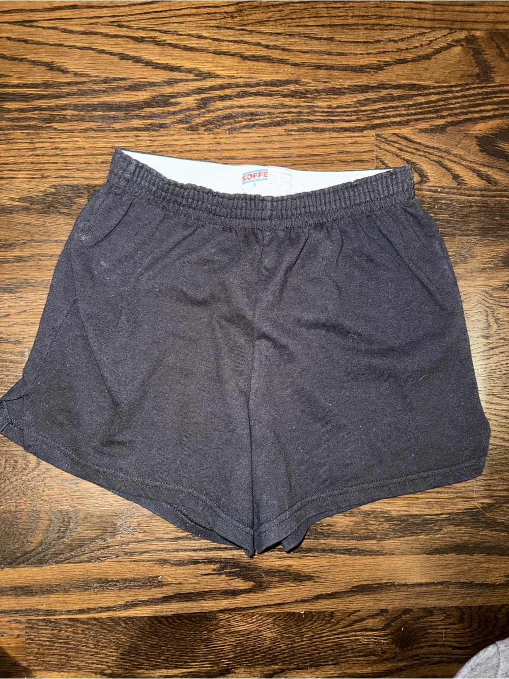 Soffe Charcoal Black Women's Athletic Shorts